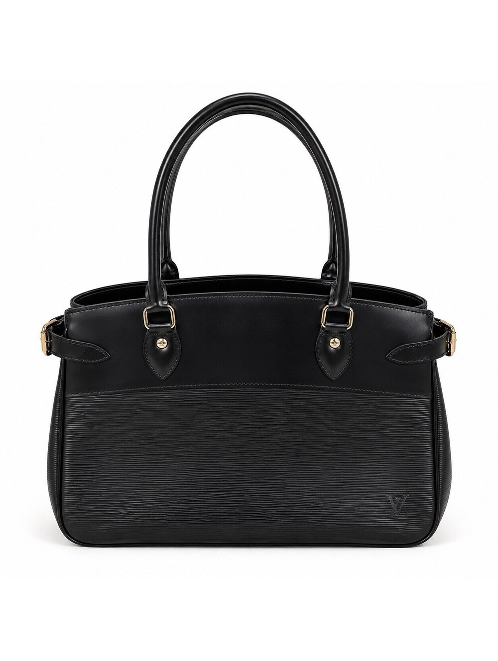 Louis Vuitton Passy GM Epi Leather Tote Bag Black